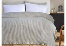 Покривало піке Lotus Home - Bellia gri (Туреччина), 200 х 220 см